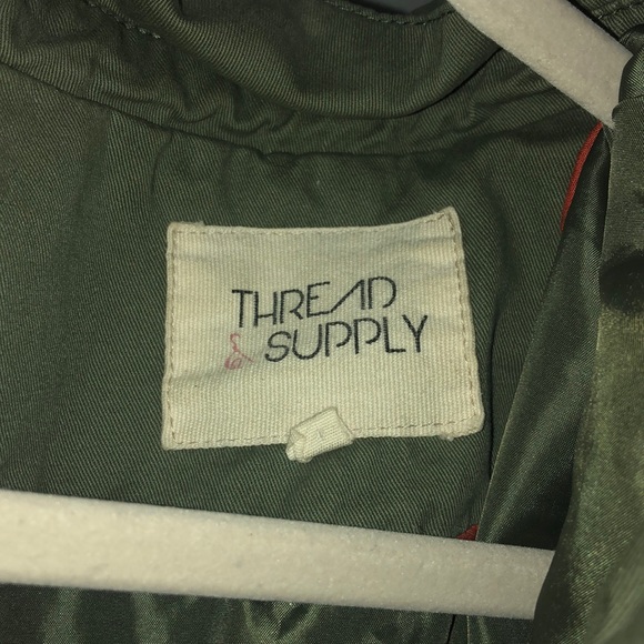 Green dress up jacket with wool arms - Picture 2 of 2